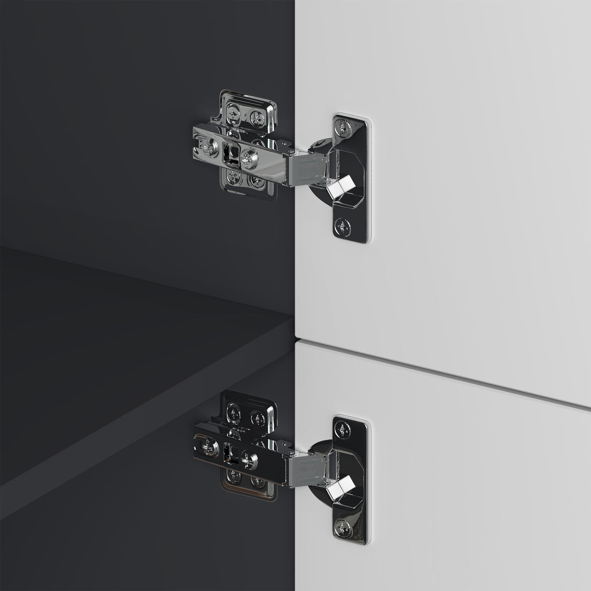 Commode de rangement à 4 portes, buffet, meuble polyvalent, meuble de rangement Glasvilla Schrank04