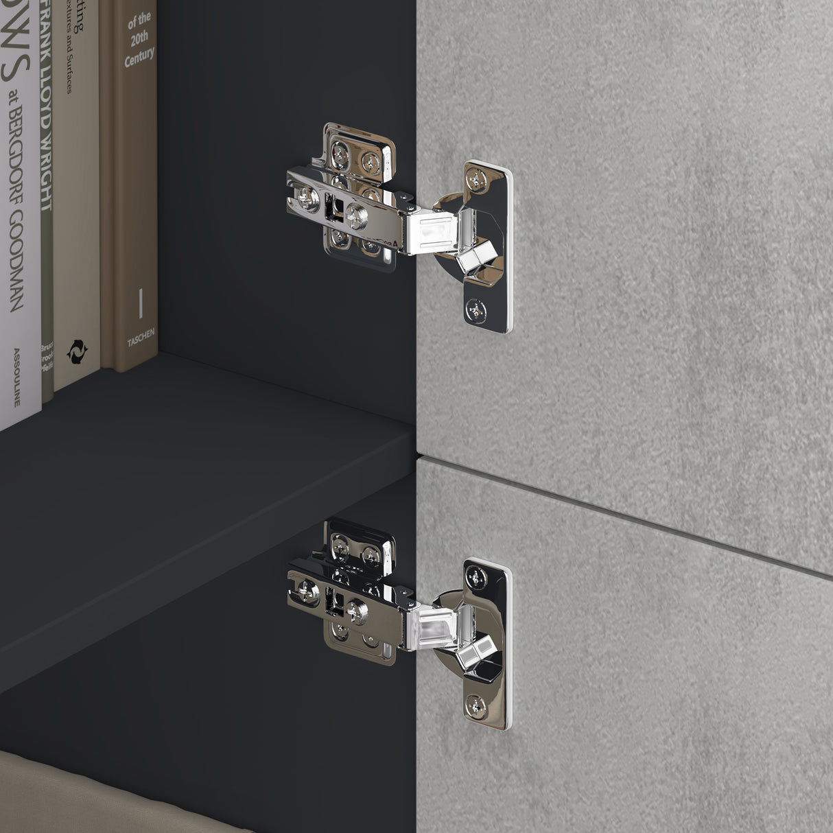 Commode de rangement à 4 portes, buffet, meuble polyvalent, meuble de rangement Glasvilla Schrank04