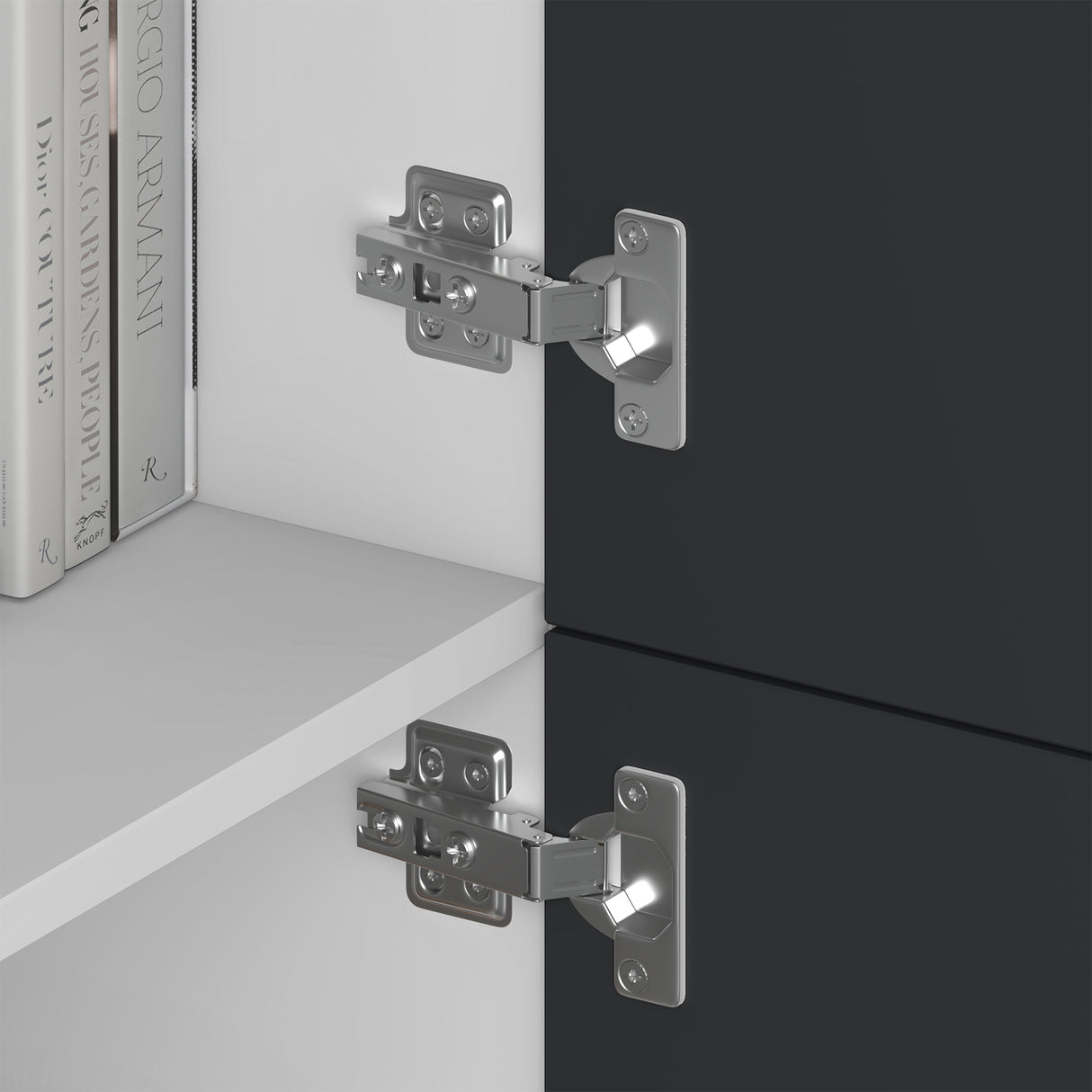 Commode de rangement à 4 portes, buffet, meuble polyvalent, meuble de rangement Glasvilla Schrank04