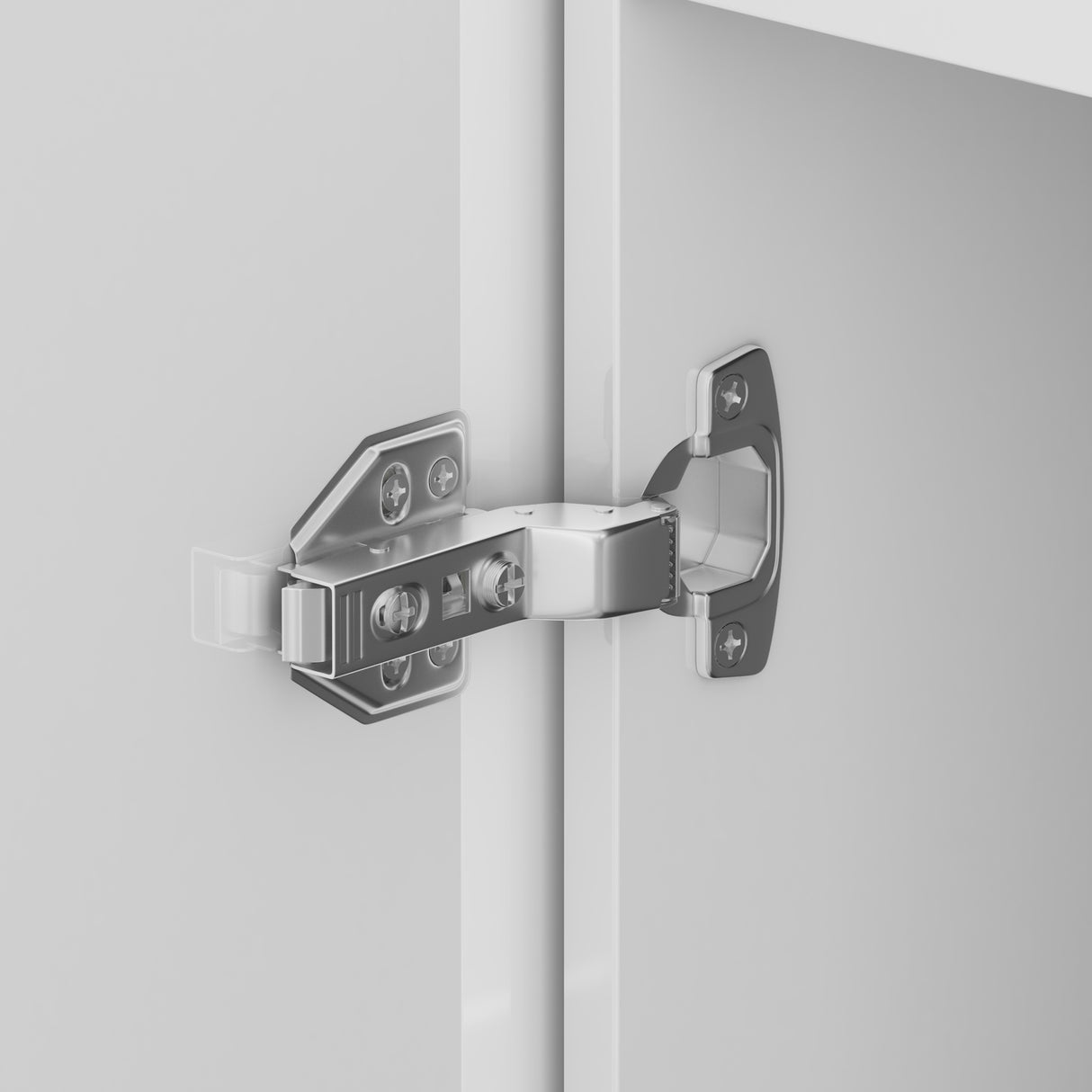 glasvilla Mobile Bagno Colonna con 2 Ante e 4 Vani Mobiletto Alto da Bagno Multiuso 35x20 cm, Armadietto Colonna per Bagno Lucca