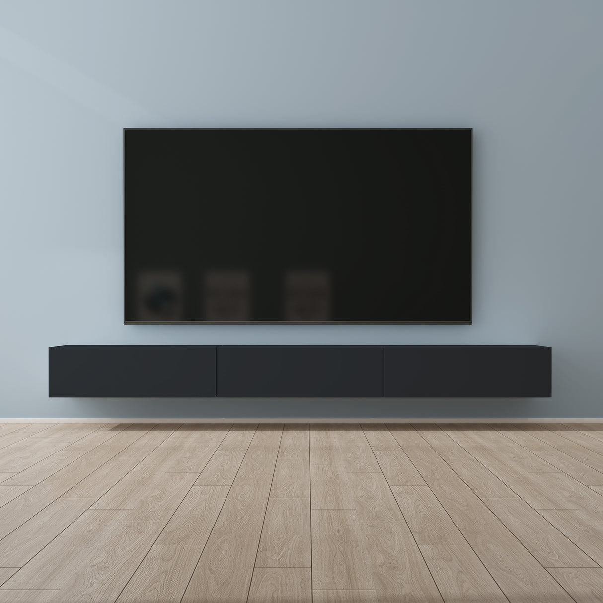 glasvilla Table TV Meuble TV Poignée Dissimulée avec Fermeture en Douceur Meuble Mural Bas pour Salon Fernsehschrank02