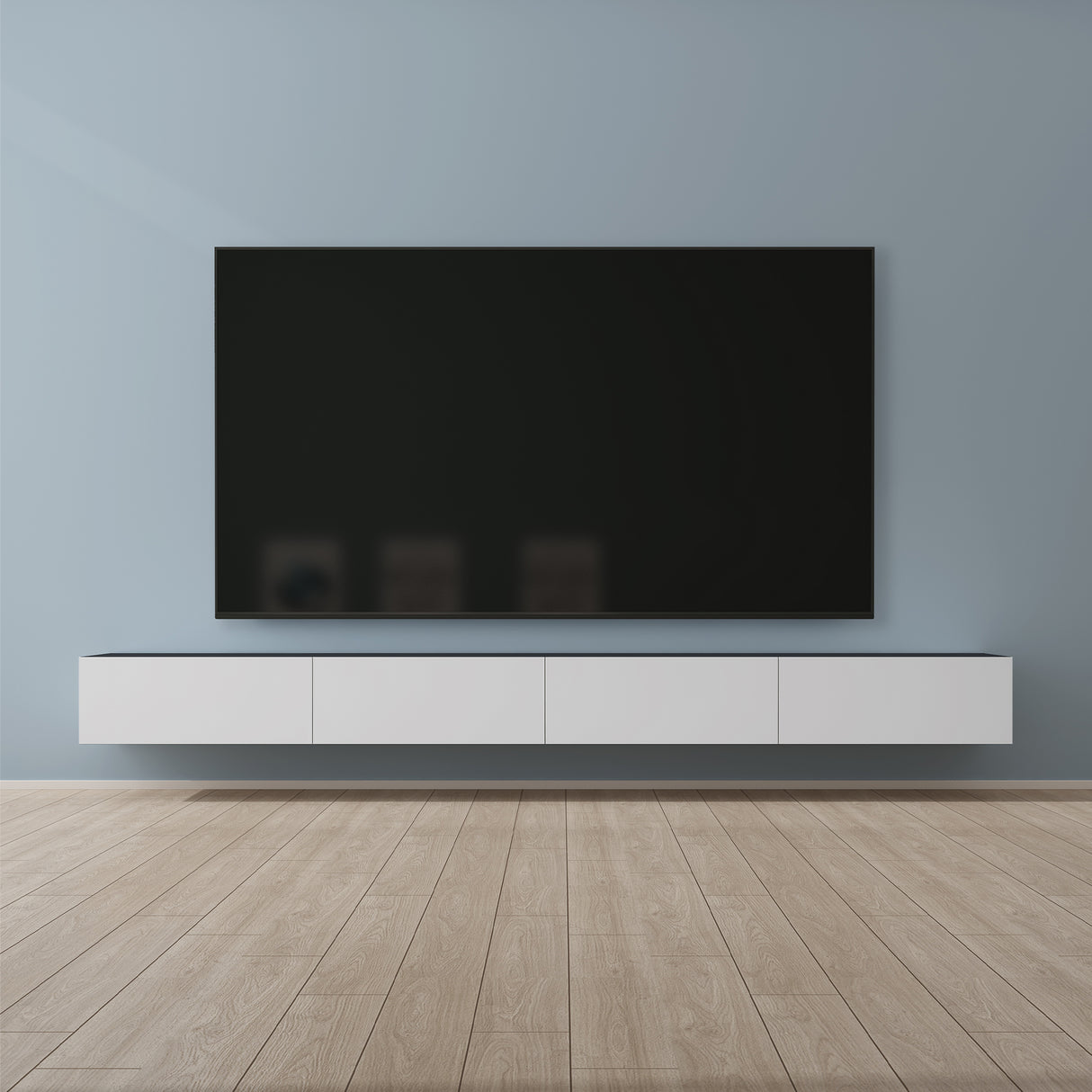 Table TV glasvilla Meuble TV Meuble TV Poignée dissimulée avec fermeture en douceur Meuble mural bas pour salon Meuble TV02