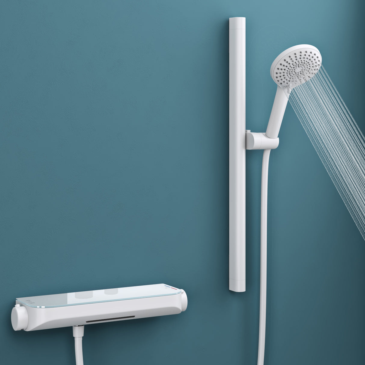 glasvilla Soffione Doccia con 3 Modalità, Doccino per Doccia in Ottone con Tubo Flessibile da 1.5m, Facile da Installare Duschsystem9