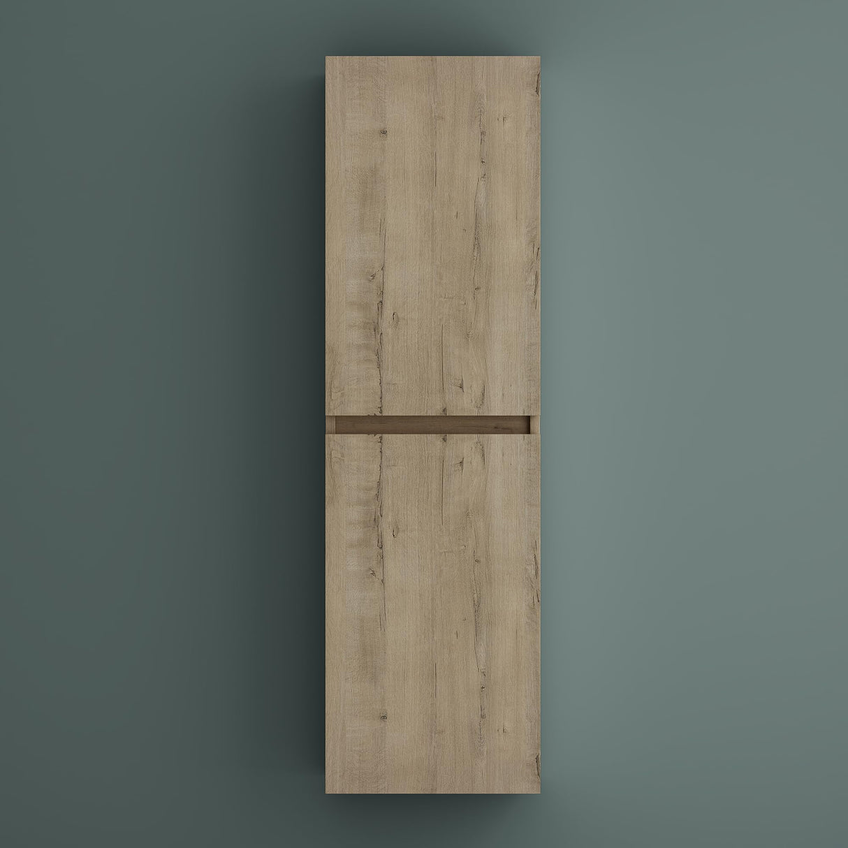 glasvilla Armadio Colonna Bagno con 2 Ante e 4 Vani, Mobile Bagno Alto Multiuso 35x20x120cm Mobiletto da Bagno Verona