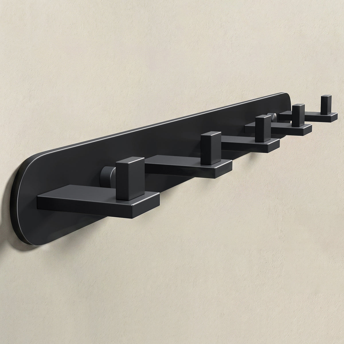 Glasvilla Design – Ganchos de pared de acero inoxidable Stalo-08 / Stalo-09 con montaje adhesivo o atornillado