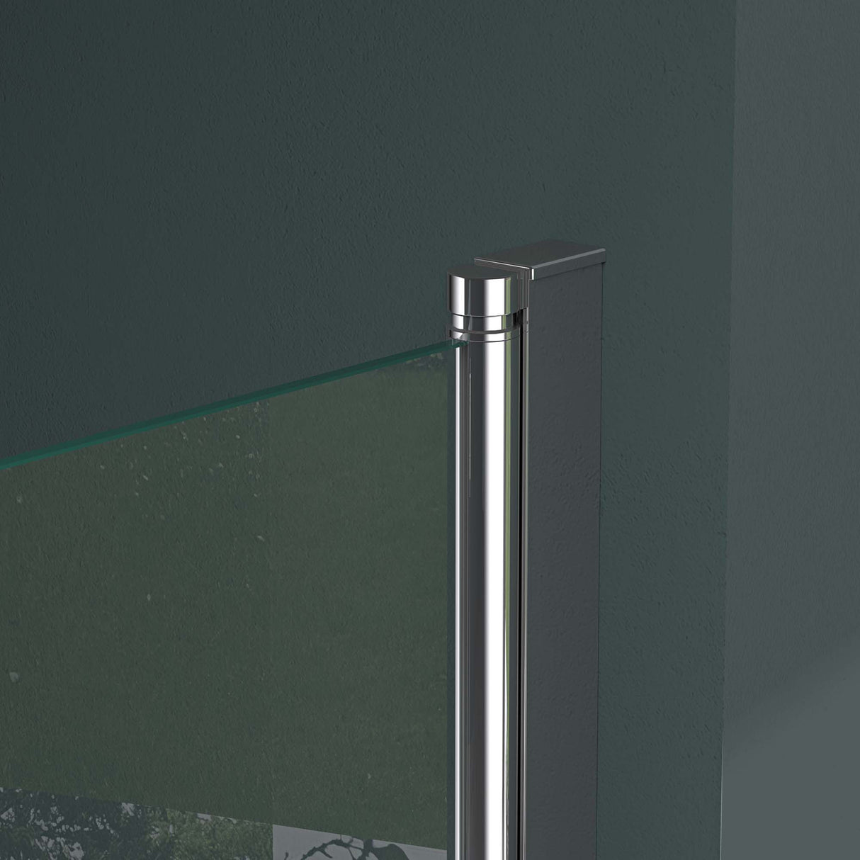 glasvilla Parete Vasca da Bagno Doccia, Parete Sopravasca 120x140cm in Vetro di Sicurezza Apertura 180° con Nano Rivestimenti Cortona1408