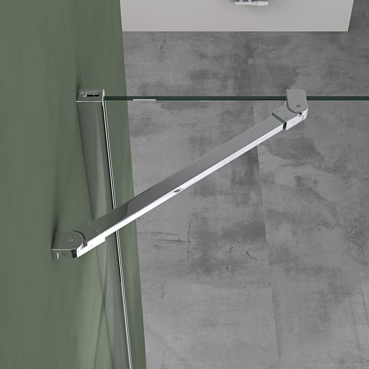 glasvilla Box Doccia in Vetro 6mm Box Cabina Doccia Angolare in Vetro di Sicurezza ESG Temperato con Porta Girevole Box Doccia con Rivestimento Nano R04k