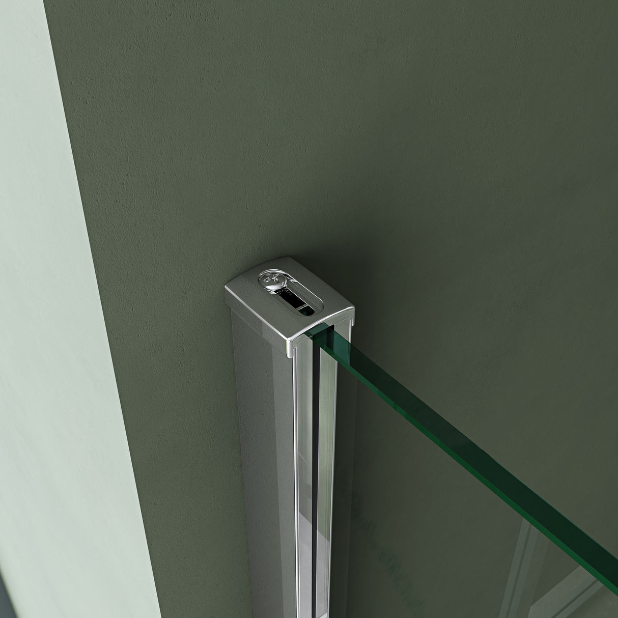 glasvilla Box Doccia in Vetro 6mm Box Cabina Doccia Angolare in Vetro di Sicurezza ESG Temperato con Porta Girevole Box Doccia con Rivestimento Nano R04k