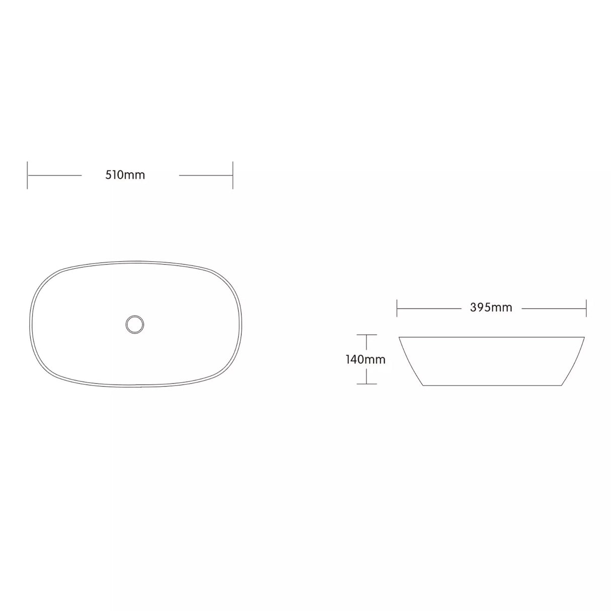 glasvilla Aufsatzwaschbecken Waschschale Waschbecken aus Keramik mit Nano-Beschichtung/Lotus-Effekt Brüssel104