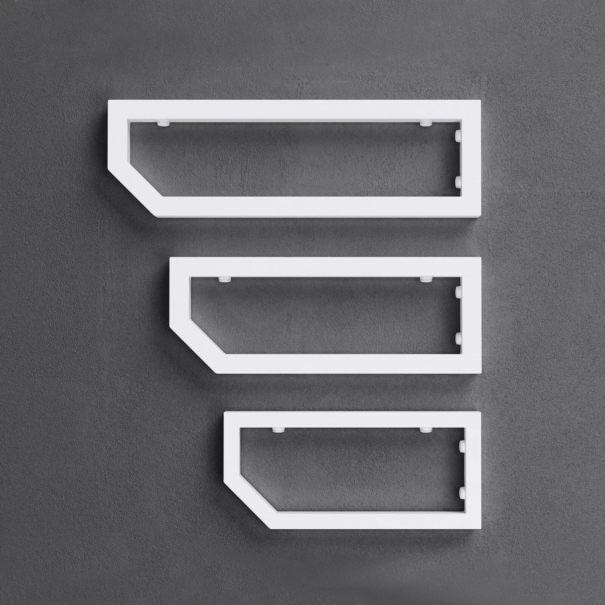 glasvilla Supporto da Parete per Lavandino Lavabo d'Appoggio Mensole Reggimensola Porta-Asciugamani in Acciaio Inossidabile WH03