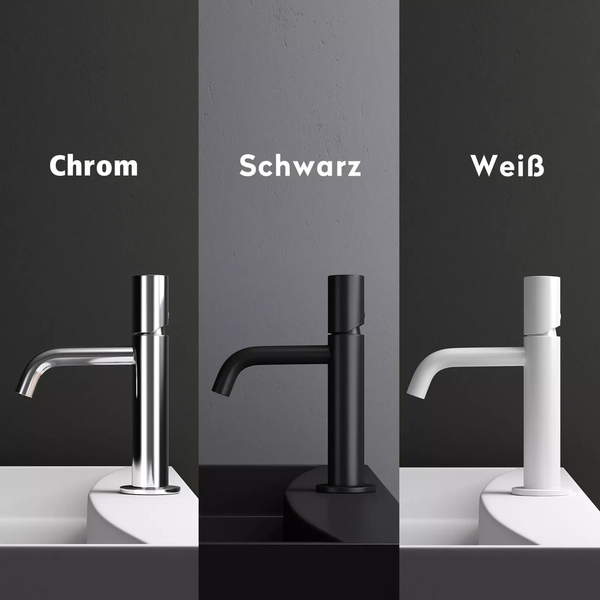 glasvilla Armatur Wasserhahn Bad Waschbeckenarmatur Badinstallationen Einhebelmischer WAO-7701