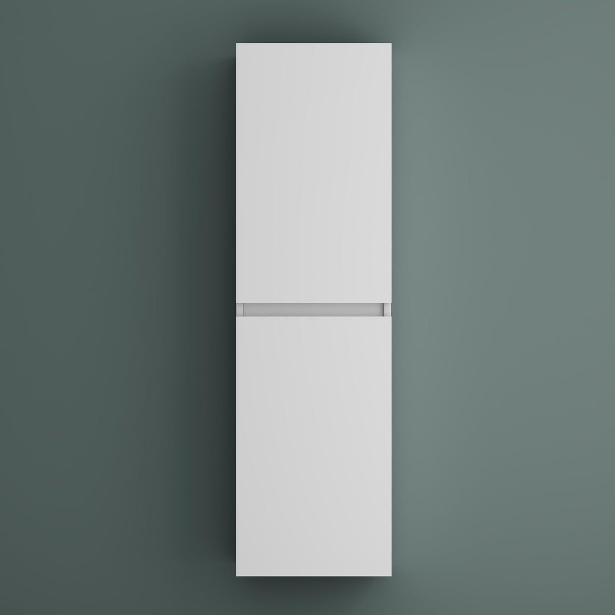 glasvilla Armadio Colonna Bagno con 2 Ante e 4 Vani, Mobile Bagno Alto Multiuso 35x20x120cm Mobiletto da Bagno Verona