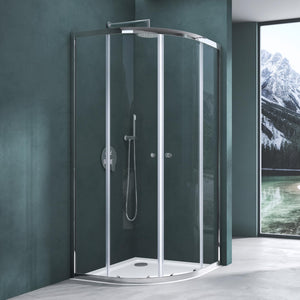 Cabine de douche 1/4 rond