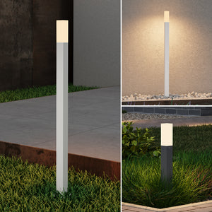 glasvilla Außenleuchte IP65 Wegeleuchte Außen | Pollerleuchte für Garten, 3000K Stehlampe Gartenlampe | Außenlampe Standleuchte 3W Deus Lumina