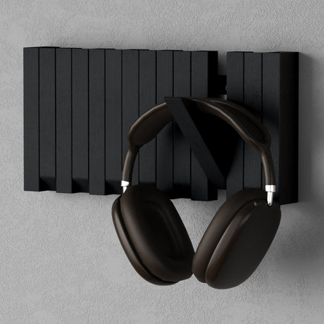 glasvilla Appendiabiti da Parete in Legno, Attaccapanni da Muro Moderno per Camera da Letto, Ingresso, Studio con Gancio Pieghevole e Salvaspazio, Twigro-01