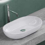 glasvilla Waschbecken Mineralguss Aufsatzwaschbecken Waschschale Col808