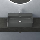 vasque à poser Glasvilla, vasque en céramique Meissen201 avec nano-revêtement