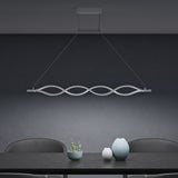 Suspension Glasvilla LED à intensité variable avec télécommande et câble réglable pour salle à manger, salon, chambre à coucher 