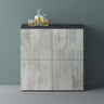 Commode de rangement à 4 portes, buffet, meuble polyvalent, meuble de rangement Glasvilla Schrank04