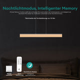 Suspension Glasvilla LED à intensité variable avec télécommande et câble réglable pour salle à manger, salon, chambre à coucher 