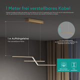 Suspension Glasvilla LED, lampe suspendue réglable avec câble, luminaire suspendu pour salle à manger, salon, chambre à coucher 