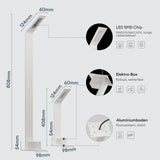 éclairage extérieur glasvilla IP65 éclairage de chemin extérieur | Borne lumineuse pour jardin, lampadaire 3000K, lampe de jardin | Lampe d'extérieur lampadaire 6W Scout 