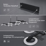 Suspension Glasvilla LED à intensité variable avec télécommande et câble réglable pour salle à manger, salon, chambre à coucher 