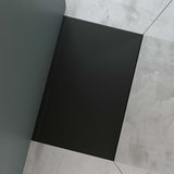 Receveur de douche en fonte minérale Glasvilla Receveur de douche en fonte minérale Raccords DIN Geoma07