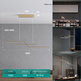 Suspension Glasvilla LED, lampe suspendue réglable avec câble, luminaire suspendu pour salle à manger, salon, chambre à coucher 