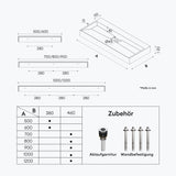 Lavabo Glasvilla Col19 Mineralguss moderno con válvula incluida