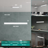 Suspension Glasvilla LED à intensité variable avec télécommande et câble réglable pour salle à manger, salon, chambre à coucher 