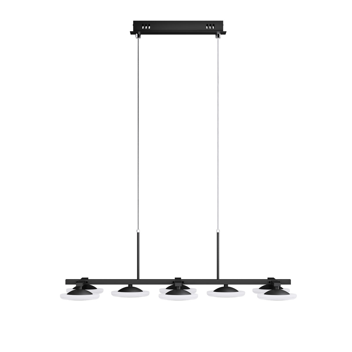 Suspension Glasvilla LED à intensité variable avec télécommande et câble réglable pour salle à manger, salon, chambre à coucher 