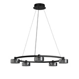 Suspension Glasvilla LED, lampe suspendue réglable avec câble, luminaire suspendu pour salle à manger, salon, chambre à coucher 
