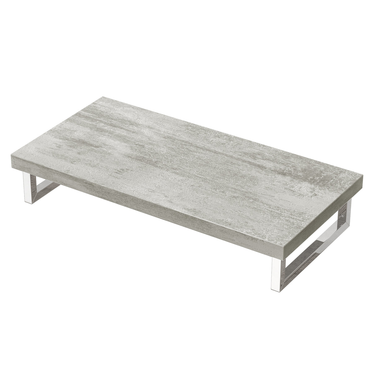 Support de lavabo Glasvilla avec support de console en acier inoxydable et support de lavabo anthracite brossé