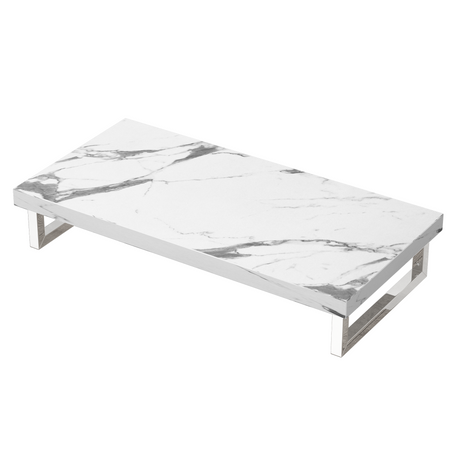 Support de lavabo Glasvilla avec support de console en acier inoxydable et support de lavabo anthracite brossé