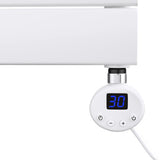 Élément chauffant Glasvilla avec thermostat, élément chauffant électrique avec écran LCD, cartouche chauffante en acier inoxydable, élément chauffant pour radiateurs de salle de bain, sèche-serviettes
