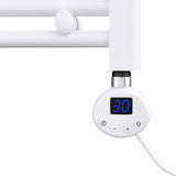 Élément chauffant Glasvilla avec thermostat, élément chauffant électrique avec écran LCD, cartouche chauffante en acier inoxydable, élément chauffant pour radiateurs de salle de bain, sèche-serviettes