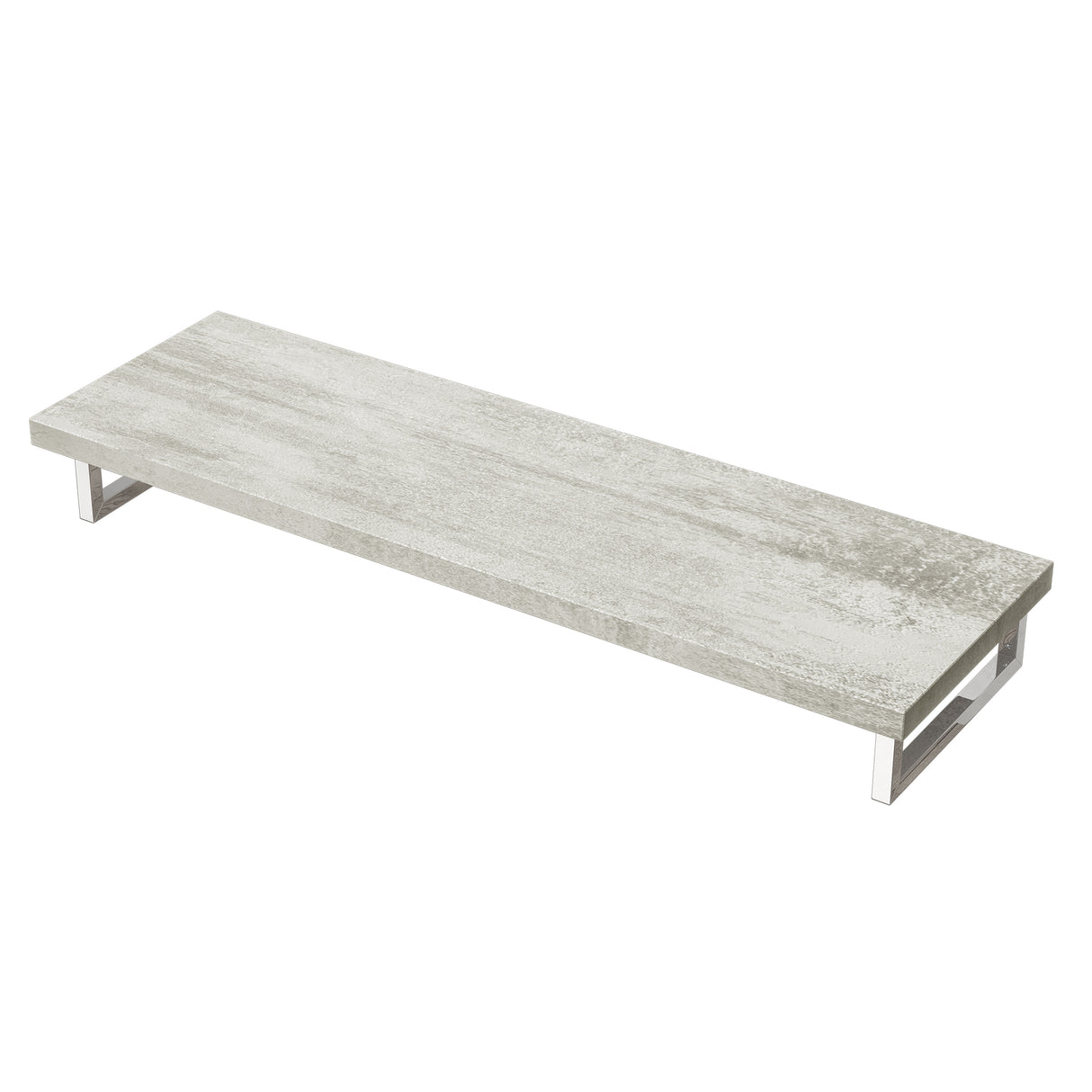 Support de lavabo Glasvilla avec support de console en acier inoxydable et support de lavabo anthracite brossé
