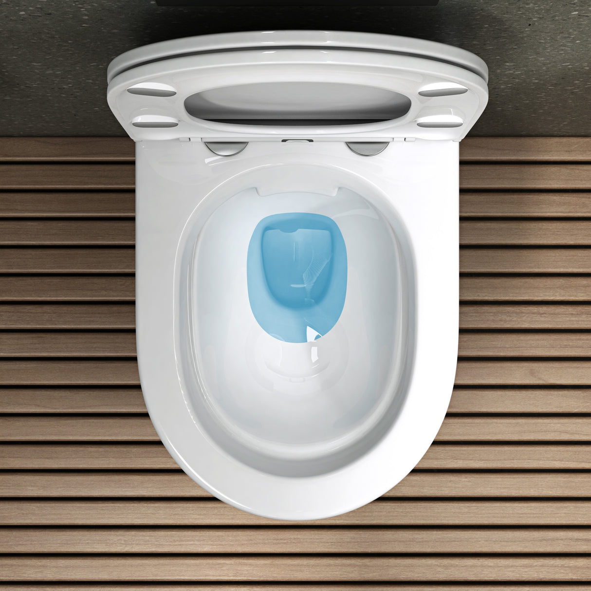 glasvilla Wand WC spülrandlos Schwarz Hänge WC spülrandlos Toilette WC mit Sitz Softclose