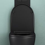 glasvilla Sanitari Bagno Sospeso in Ceramica WC Sospeso senza Brida con Chiusura di Soft Close