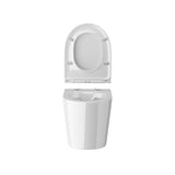 glasvilla Spülrandlos Wand WC Hänge WC Spülrandloses Toilette Softclose WC-Sitz Aachen108