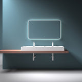 glasvilla Doppelwaschbecken Aufsatzwaschbecken Hängewaschbecken Waschbecken mineralguss Waschplatz Waschtisch Colossum830