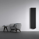 radiateur de salle de bain glasvilla à raccordement central plat et à raccordement latéral radiateur à panneau chauffage de salle de bain monocouche en acier FV