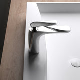 glasvilla Robinet de Salle de Bain Mitigeur Monocommande pour Lavabo Installation de Salle de Bain WAM-7201