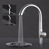 Grifo de Cocina Glasvilla MS-8095  Latón Premium con Ducha Extraíble 360°