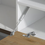Meuble TV Glasvilla Meuble TV 3 portes avec fermeture amortie Meuble bas mural Table TV pour salon Fernsehschrank03