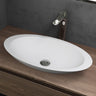 Glasvilla Lavabo sobre encimera de mineral fundido Col802, Diseño moderno, superficie suave y resistente