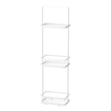 glasvilla Badezimmerregal stehend Badregal Standregal 3-stöckige aus Metall Badezimmerablage schmales Regal 18x12,5x67,3 cm Reglo-02