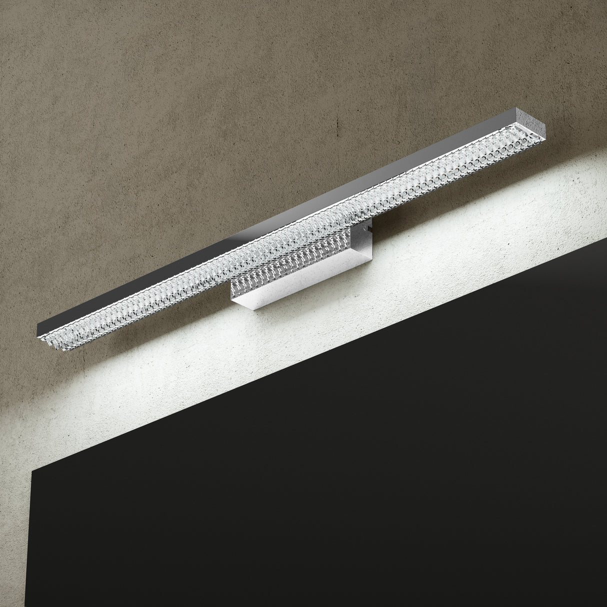 Lampe de salle de bain LED pour miroir Glasvilla | Lampe miroir, lampe de salle de bain 6000K | Applique murale LED 14W