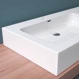 glasvilla Doppelwaschbecken Aufsatzwaschbecken Hängewaschbecken Waschbecken mineralguss Waschplatz Waschtisch Colossum830